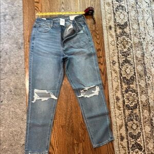 NWT 8 Long American Eagle Mom Jeans